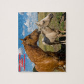 Eerste kerstkleindochter. legpuzzel (Verticaal)