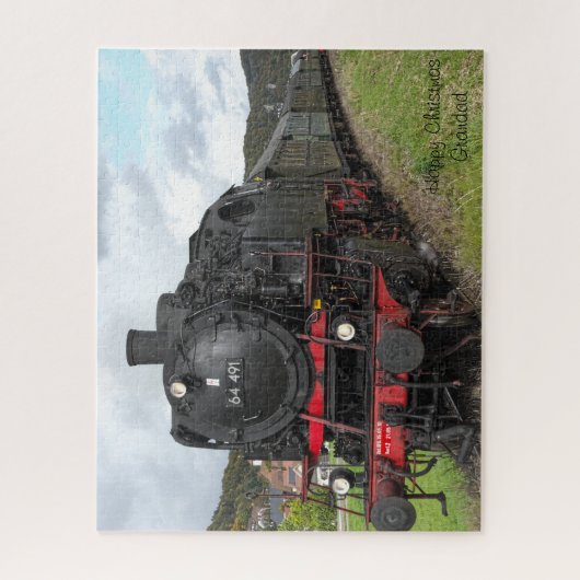 Eerste kerstman. legpuzzel (Verticaal)