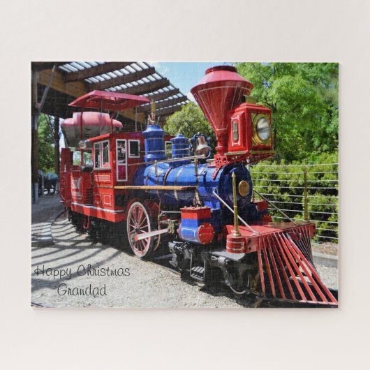 Eerste kerstman. legpuzzel (Horizontaal)