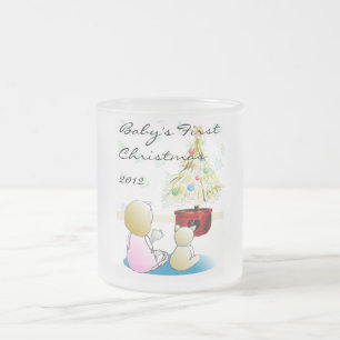 Eerste Kerstmis 2012 voor de baby Matglas Koffiemok