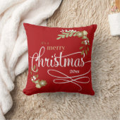 Eerste Kerstmis als Big Brother-aangepaste foto/na Kussen (Deken)