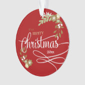 Eerste Kerstmis als Big Brother-aangepaste foto/na Ornament (voorkant)