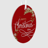 Eerste Kerstmis als Big Sister-gebruik Ornament (voorkant)