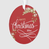 Eerste Kerstmis als Big Sister-gebruik Ornament (voorkant)