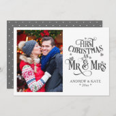 Eerste Kerstmis als de heer en mevrouw persoonlijk (Voorkant / Achterkant)