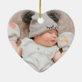 Eerste Kerstmis als grootouders Keramisch Ornament (Achterkant)