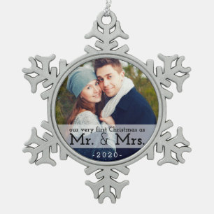 Eerste Kerstmis als M. & Mevr. Keepsake Ornament