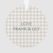 Eerste Kerstmis als nieuwe mama Ornament (achterkant)