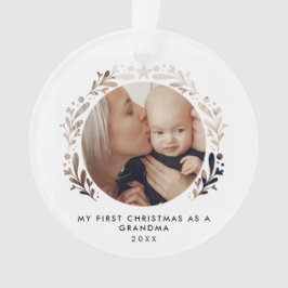 Eerste Kerstmis als oma/Granny/Nana/Andere foto Ornament