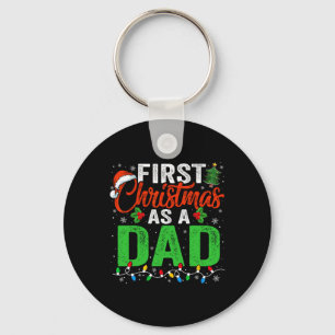 Eerste Kerstmis als pap die een nieuwe pap laat zi Sleutelhanger