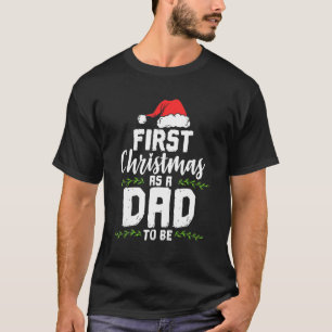 Eerste Kerstmis als papa voor de toekomst pater xm T-shirt