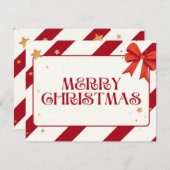 Eerste Kerstmis Feestdagenkaart (Voorkant / Achterkant)