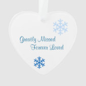 Eerste Kerstmis in de hemel 2022 Ornament (achterkant)