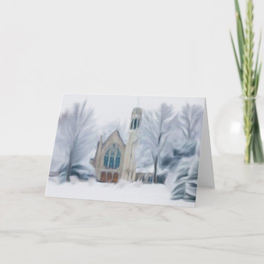 Eerste Kerstmis in de Kaarten van Nebraska (Voorkant)