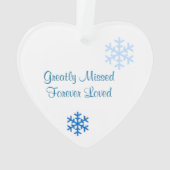 Eerste Kerstmis in Heaven 2021 Ornament (achterkant)