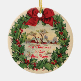 Eerste Kerstmis in New Home Ornament