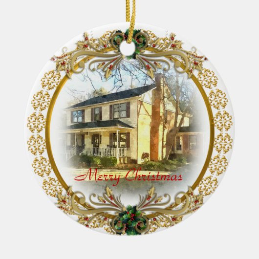 Eerste Kerstmis in New Home ornament (Voorkant)