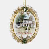 Eerste Kerstmis in New Home ornament (Rechts)