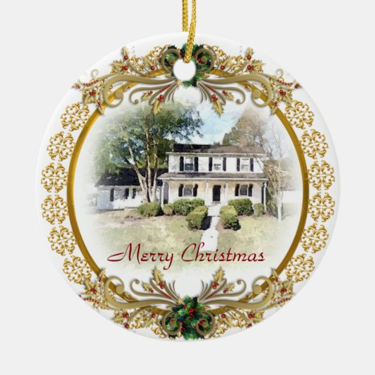 Eerste Kerstmis in New Home ornament (Voorkant)