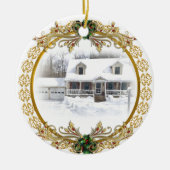 Eerste Kerstmis in New Home ornament (Voorkant)