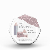 Eerste Kerstmis in ons nieuwe Home AcrylBlock Fotoblokken (Voorkant)