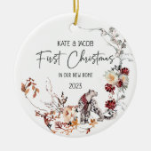 Eerste Kerstmis in ons nieuwe huis Ornament Luipaa (Voorkant)