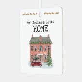 Eerste Kerstmis in onze New Home Ornament (Voorkant links)