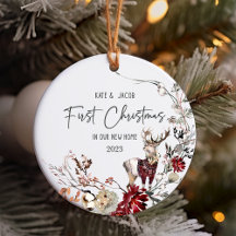 Eerste Kerstmis in onze nieuwe kerstversiering thu