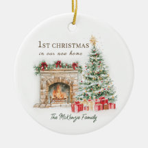 Eerste Kerstmis in onze nieuwe thuisversiering