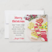 Eerste Kerstmis Koekjeswisselaar Ontvang 3 x 5 (Voorkant)