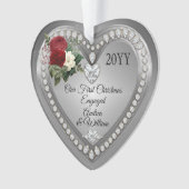 Eerste Kerstmis met Silver Diamonds Keepomwille Ornament (voorkant)