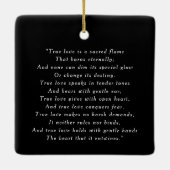 Eerste Kerstmis Mr. & Mrs Holiday Wedding Foto Keramisch Ornament (Achterkant)