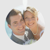 Eerste Kerstmis Mr Mrs. Ornament (achterkant)