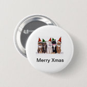 Eerste Kerstmis Ronde Button 5,7 Cm (Voorkant /achterkant)