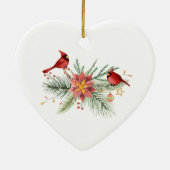 Eerste Kerstmis Samen als de heer en mevrouw Keramisch Ornament (Achterkant)