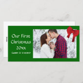 Eerste Kerstmis samen Feestdagenkaart (Voorkant / Achterkant)