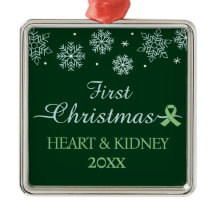 Eerste Kerstmis Sneeuwvlok Custom Transplant