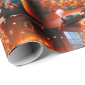 Eerste Kerstmis voor baby Cadeaupapier (Rol Hoek)