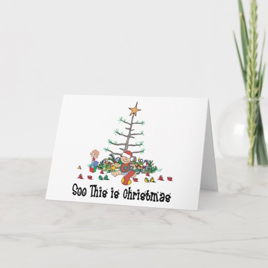 Eerste Kerstmis voor baby Feestdagen Kaart (Voorkant)