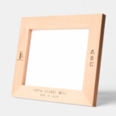 Eerste Kerstmis voor baby Gegraveerde Lijstjes (Links)