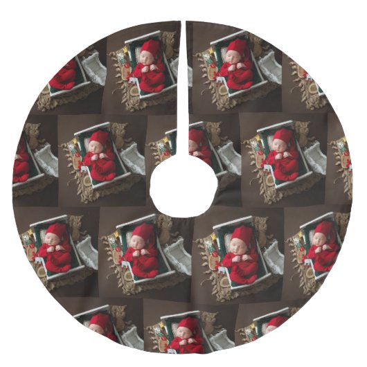 Eerste Kerstmis voor baby Kerstboom Rok (Voorkant)