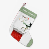 Eerste Kerstmis voor baby Kleine Kerstsok (Voorkant (Hangend))