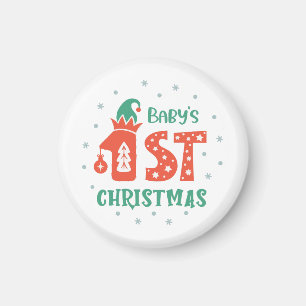 Eerste Kerstmis voor baby Magneet