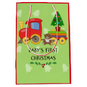 Eerste Kerstmis voor baby Medium Cadeauzakje (Voorkant)