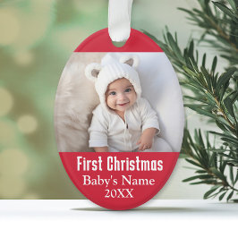 Eerste Kerstmis voor baby Ornament