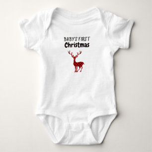Eerste Kerstmis voor baby Romper