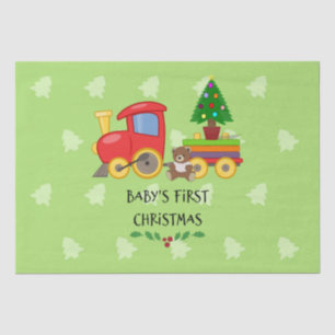 Eerste Kerstmis voor baby Tissuepapier