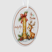 Eerste Kerstornament Ornament (voorkant)