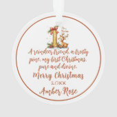 Eerste Kerstornament Ornament (achterkant)