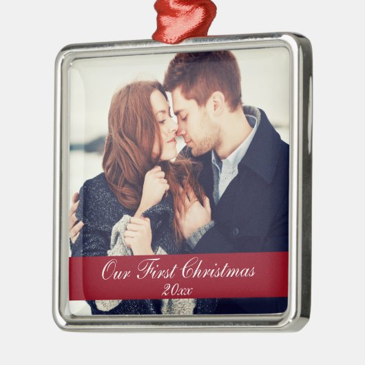 Eerste kerstparen Ornament jaar S (Links)